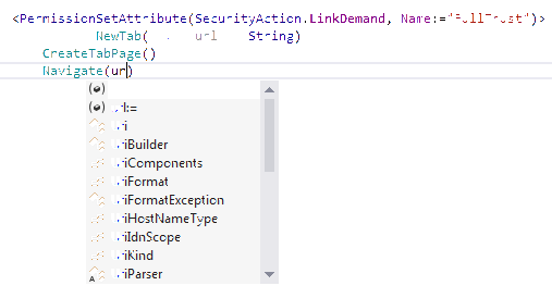 JetBrains Rider: Code completion in VB.NET JetBrains Rider: Code completion in VB.NET