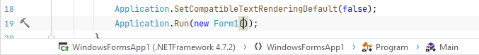 JetBrains&nbsp;Rider: Editor breadcrumbs