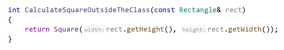 JetBrains Rider C++:参数名称提示 JetBrains Rider C++:参数名称提示