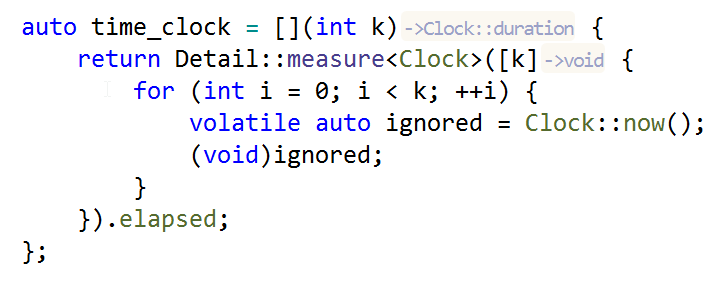 JetBrains Rider C++:函数和 lambda 返回类型的类型名称提示 JetBrains Rider C++:函数和 lambda 返回类型的类型名称提示