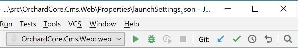 JetBrains&nbsp;Rider: Running a launch profile based launchSettings.json