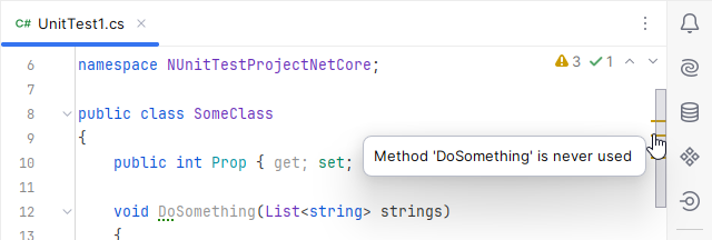 JetBrains&nbsp;Rider: Problem description 