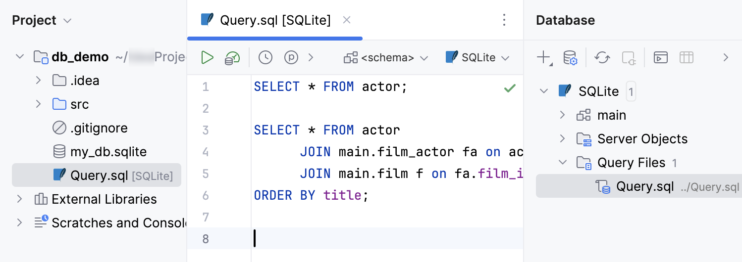 Query file