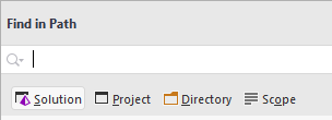 Search scope Search scope