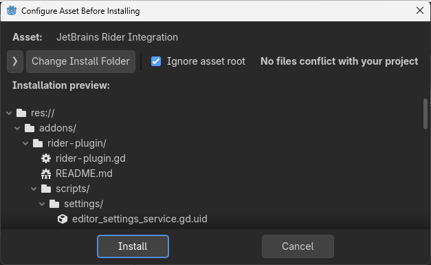 JetBrains&nbsp;Rider: Rider Add-on install