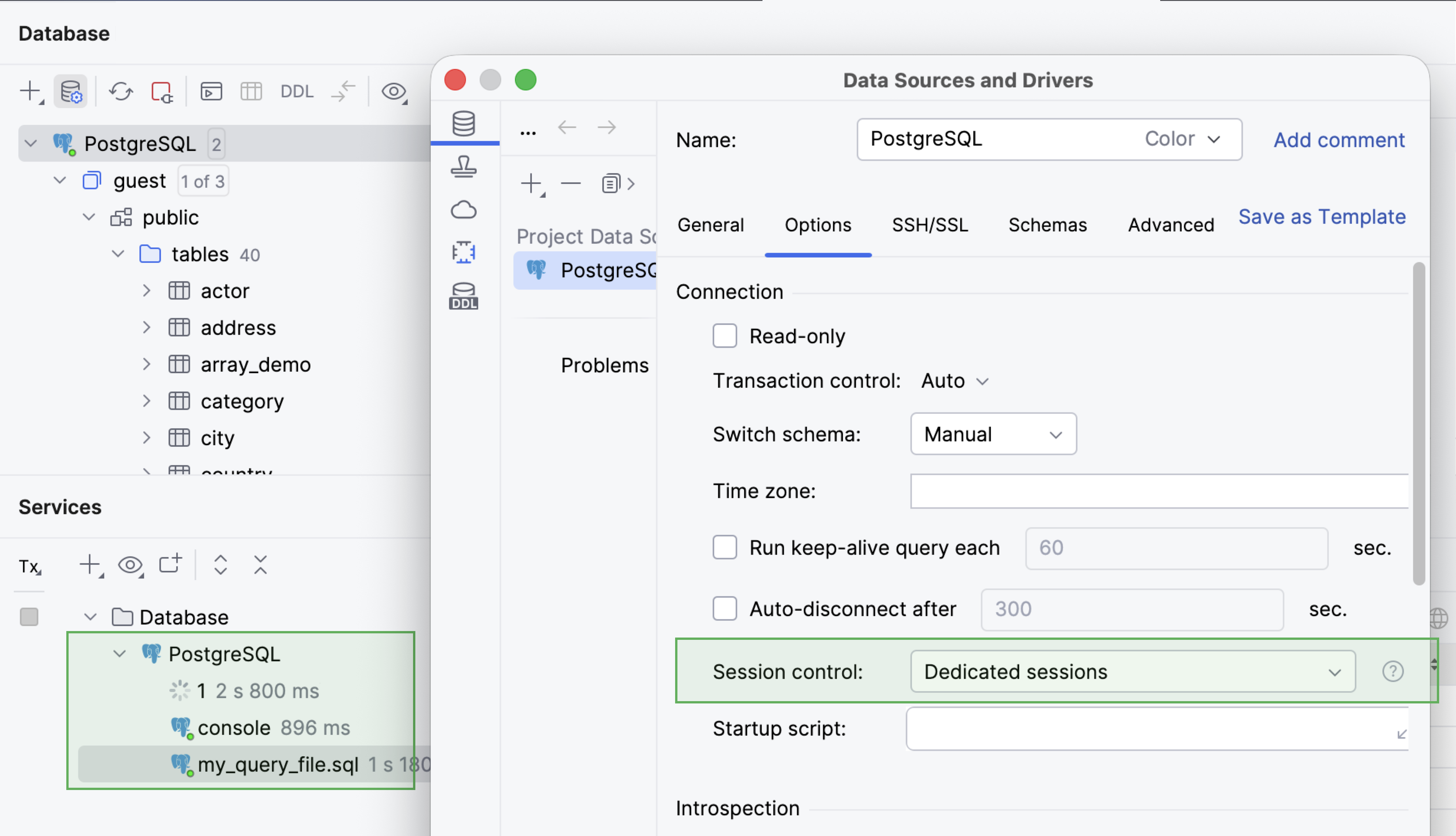 Each client uses a separate session Each client uses a separate session