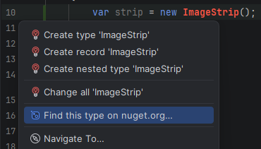 Finding NuGet packages by type with JetBrains Rider Finding NuGet packages by type with JetBrains Rider