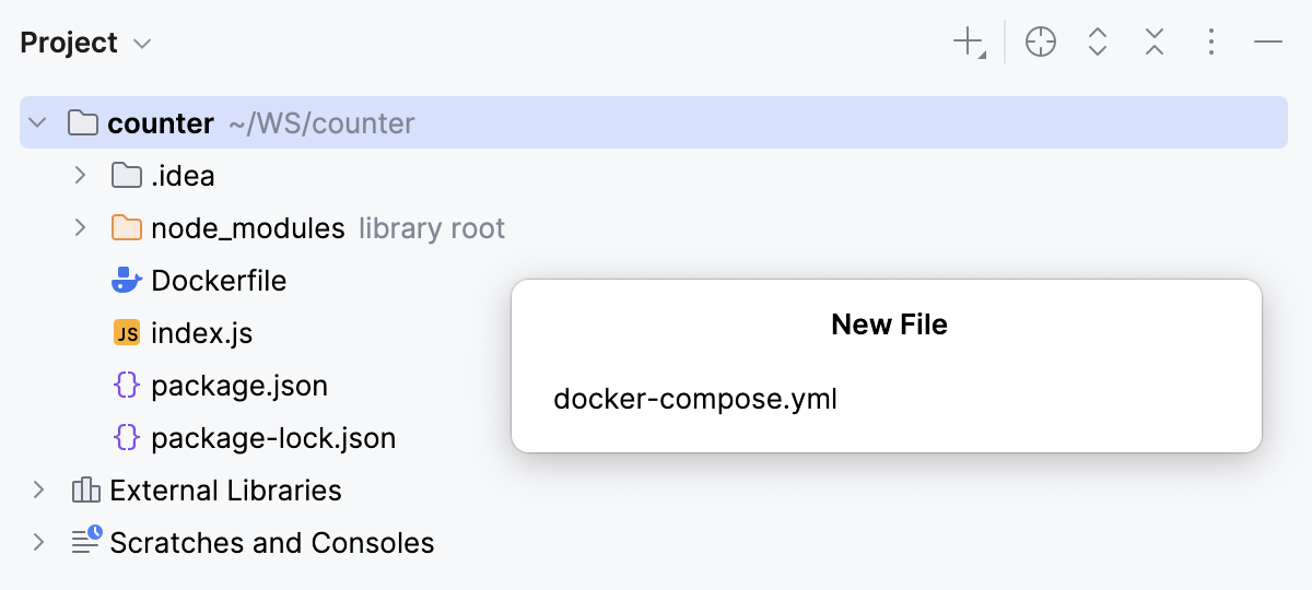 Create a docker-compose.yml