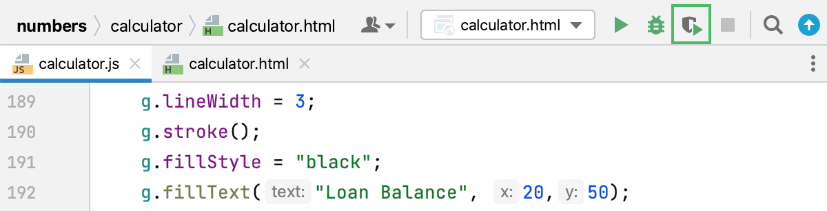 Start app with coverage Start app with coverage