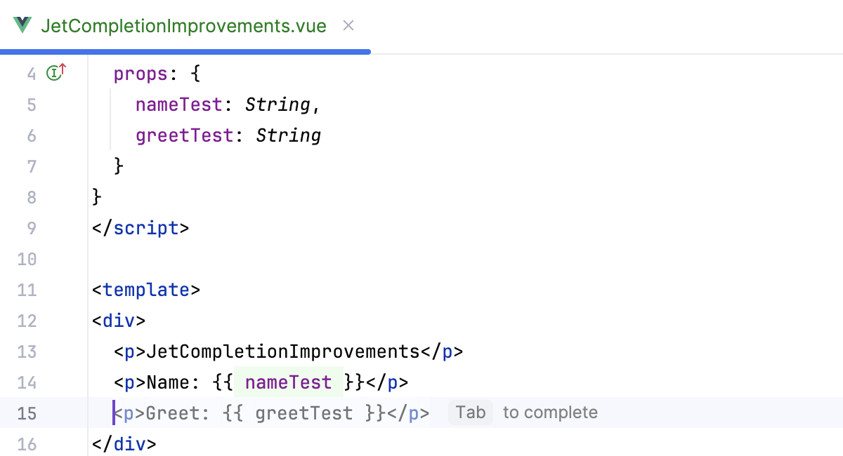 Cloud Completion in Vue Data Binding Cloud Completion in Vue Data Binding