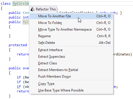 refactorings