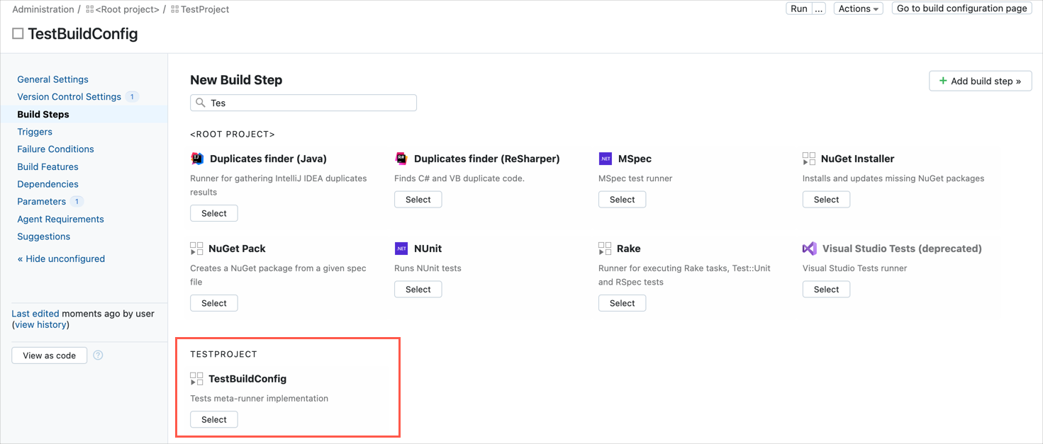 Publish Artifacts build step Publish Artifacts build step