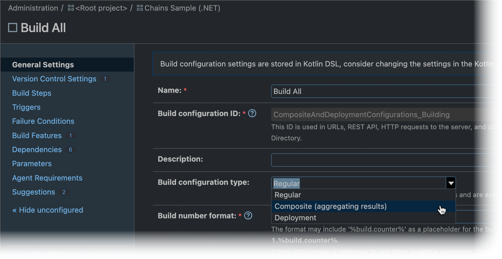 Configuration type Configuration type