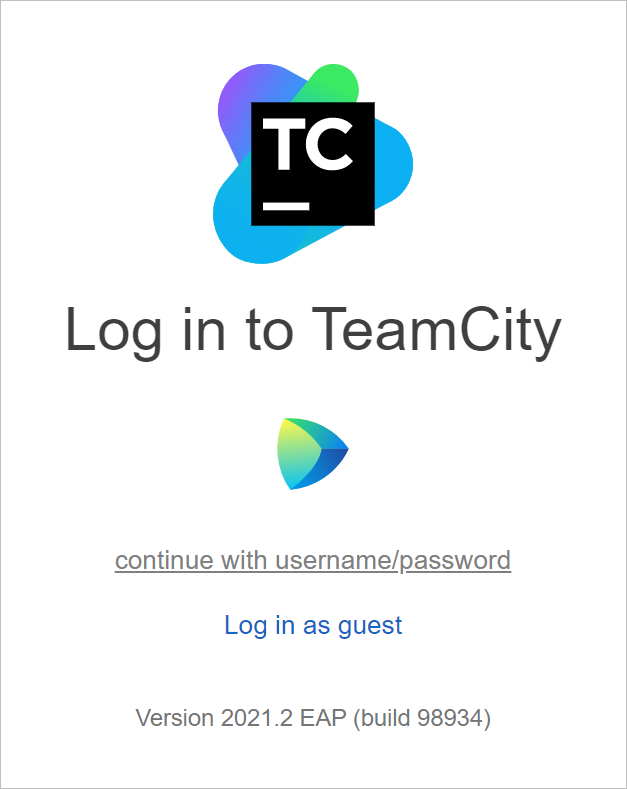 Sign in to TeamCity with JetBrains Space account Sign in to TeamCity with JetBrains Space account
