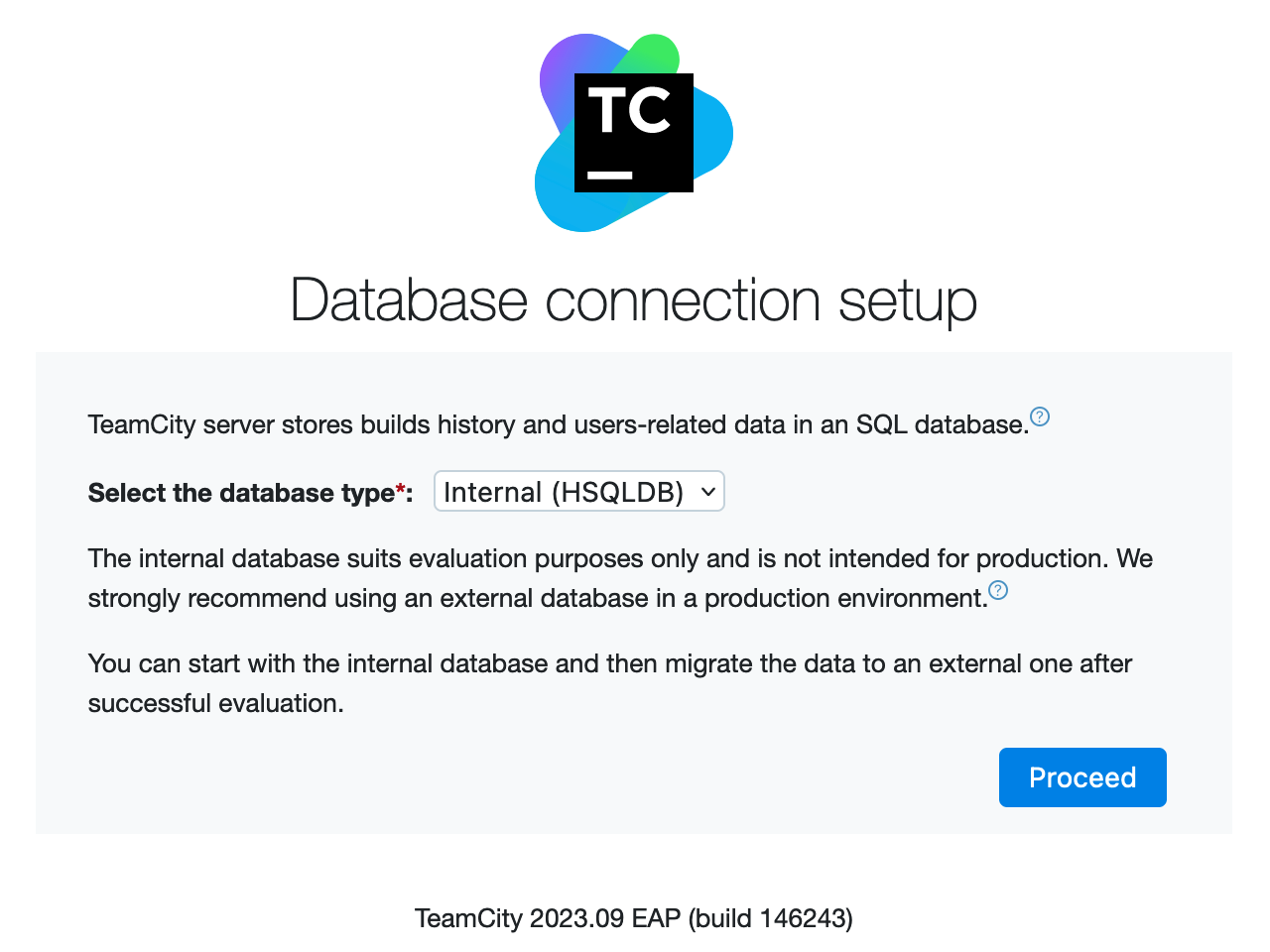 选择数据库类型
