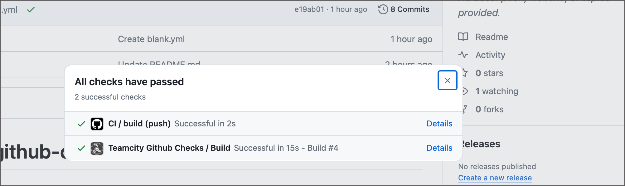 在 GitHub 上构建摘要信息