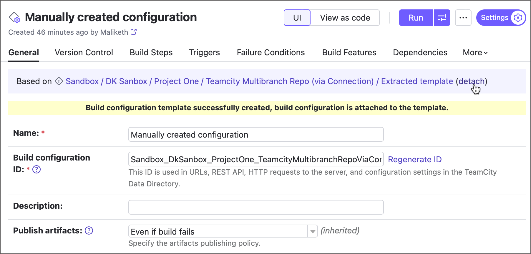 从配置中分离模板