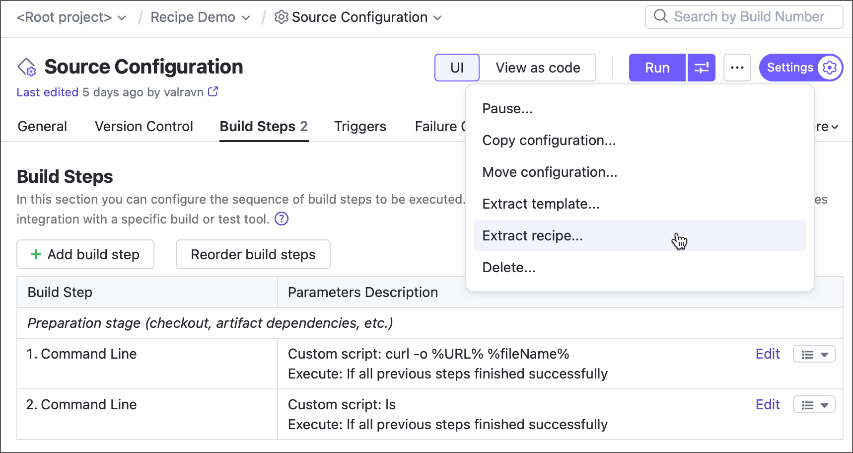 提取配方 提取配方