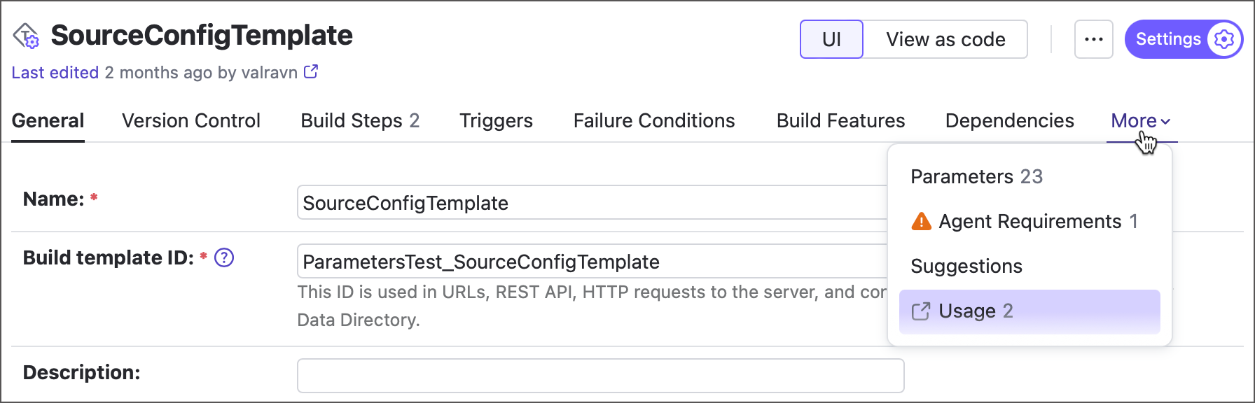 模板的使用情况报告