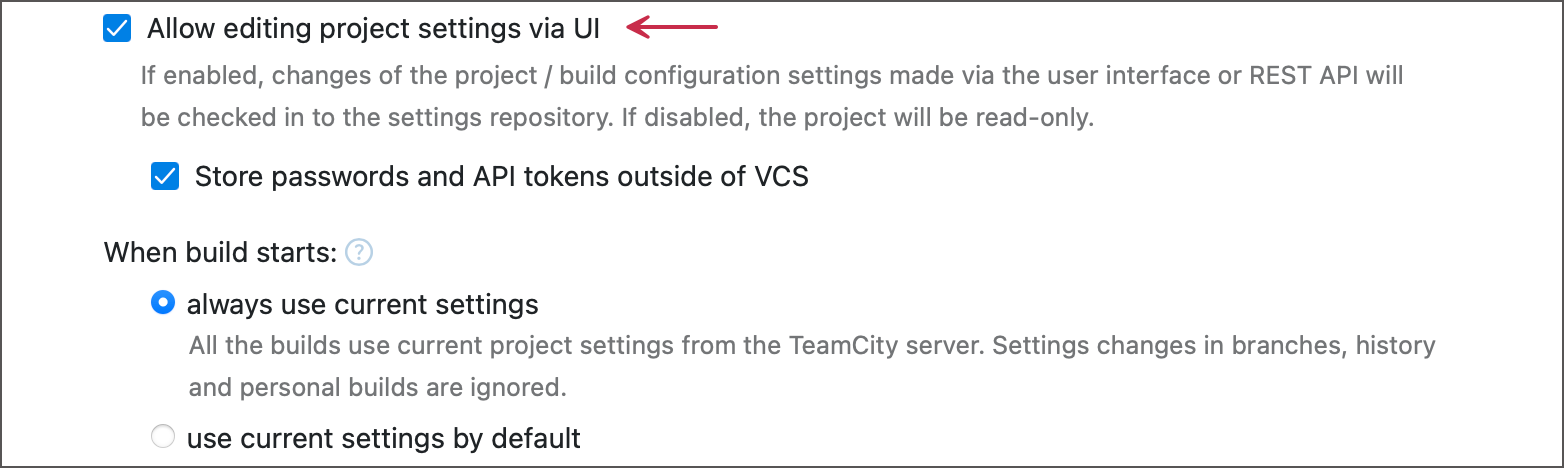 允许在 UI 中编辑 允许在 UI 中编辑