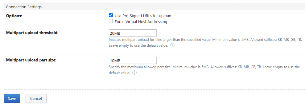 大型工件的多部分上传 大型工件的多部分上传