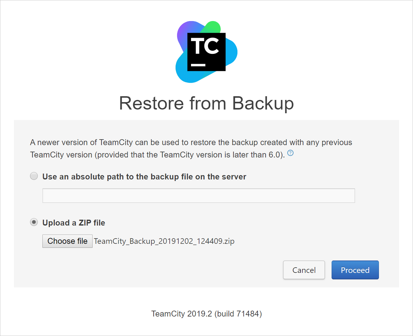 Automatic backup restore Automatic backup restore
