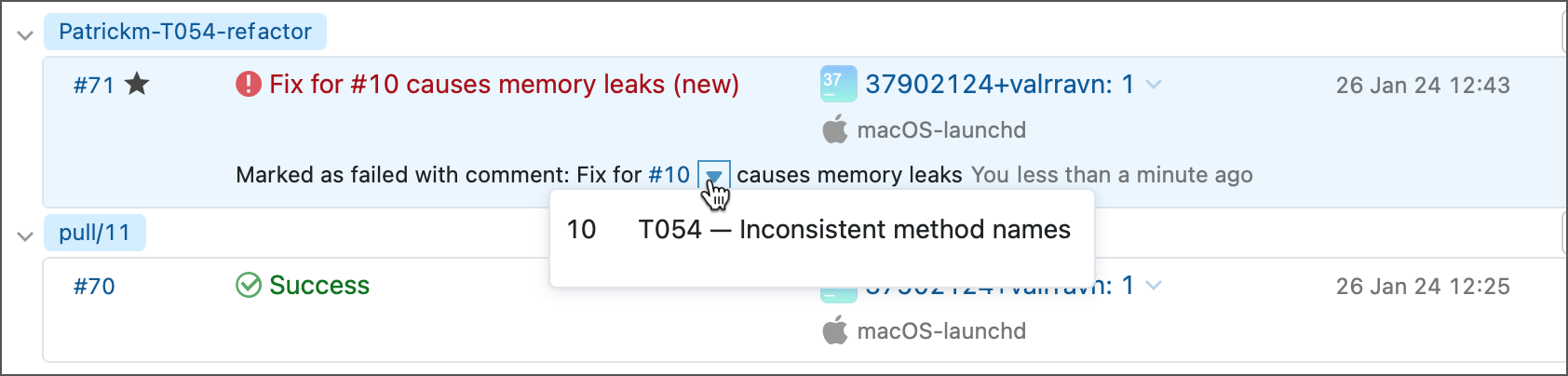 Link to GitHub issue Link to GitHub issue