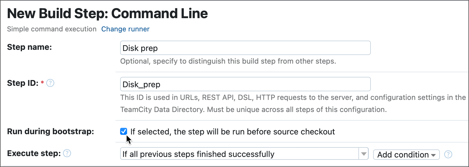 Bootstrap step Bootstrap step