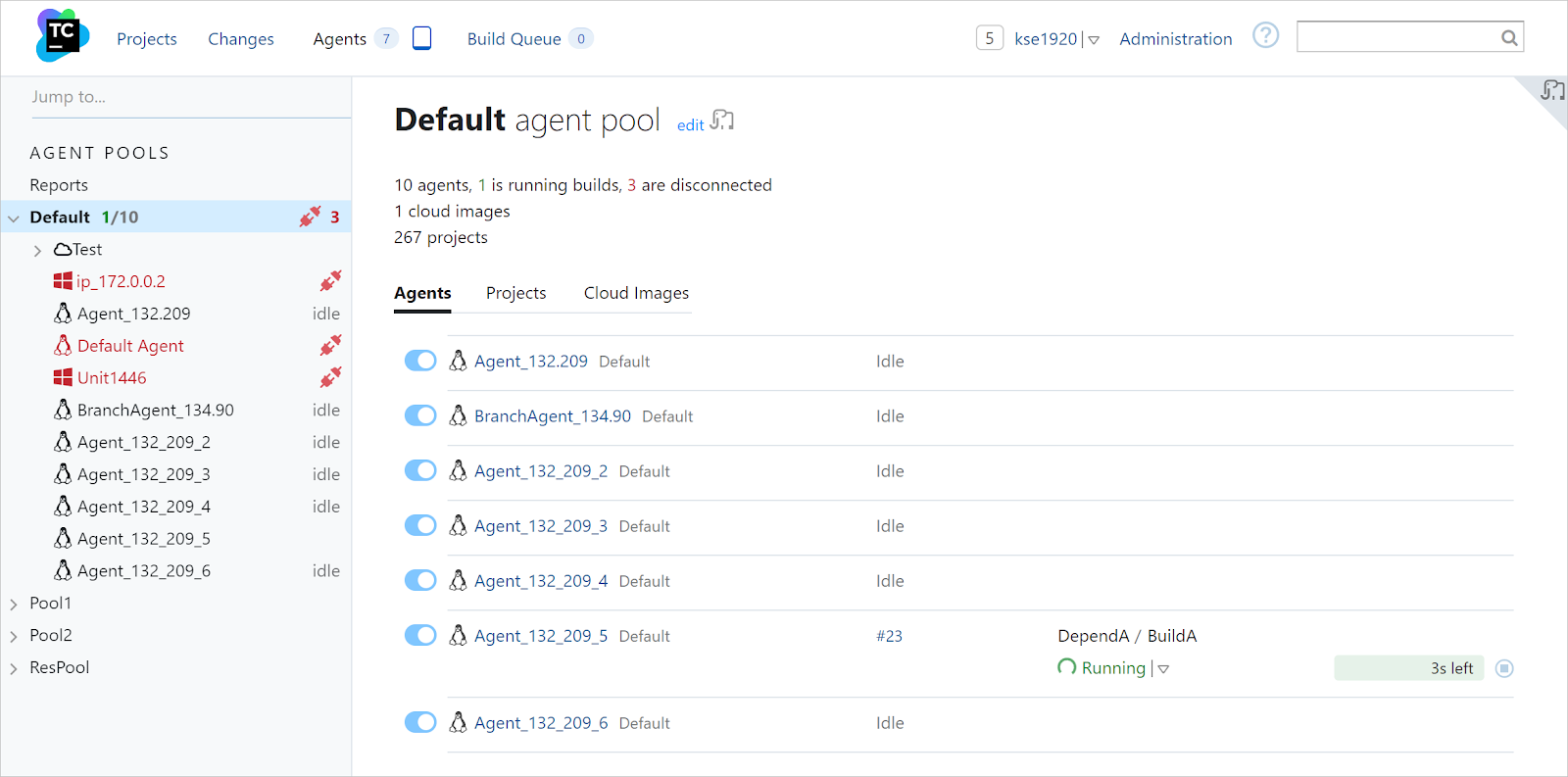 Experimental Agents page Experimental Agents page