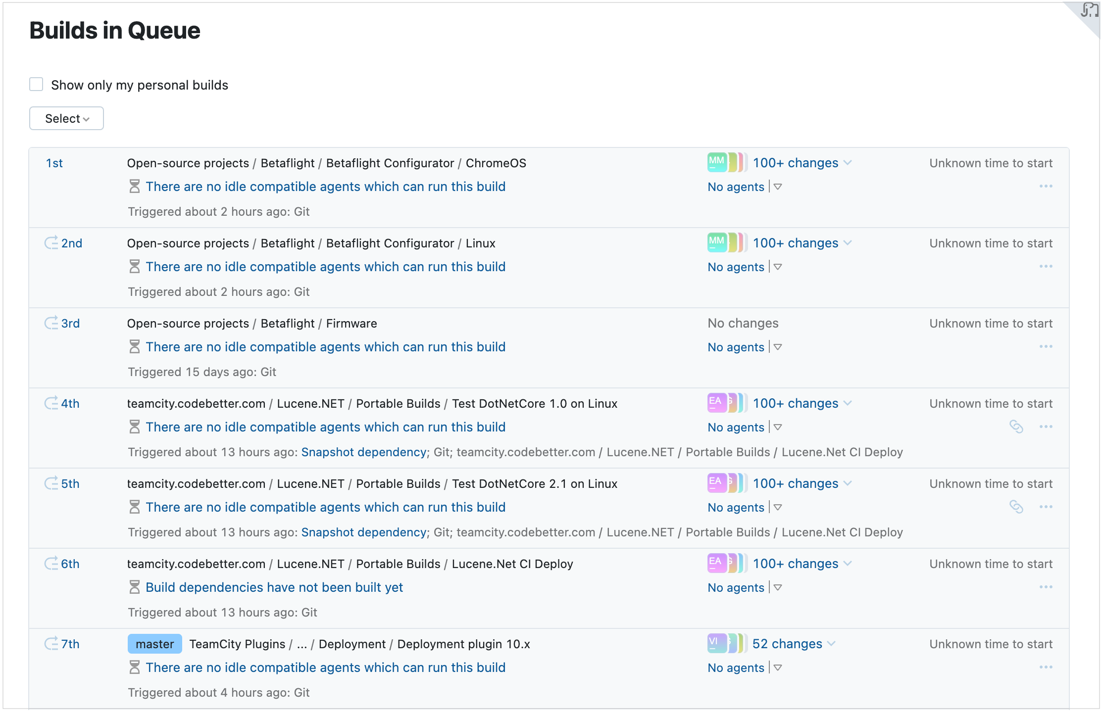 Sakura build queue Sakura build queue