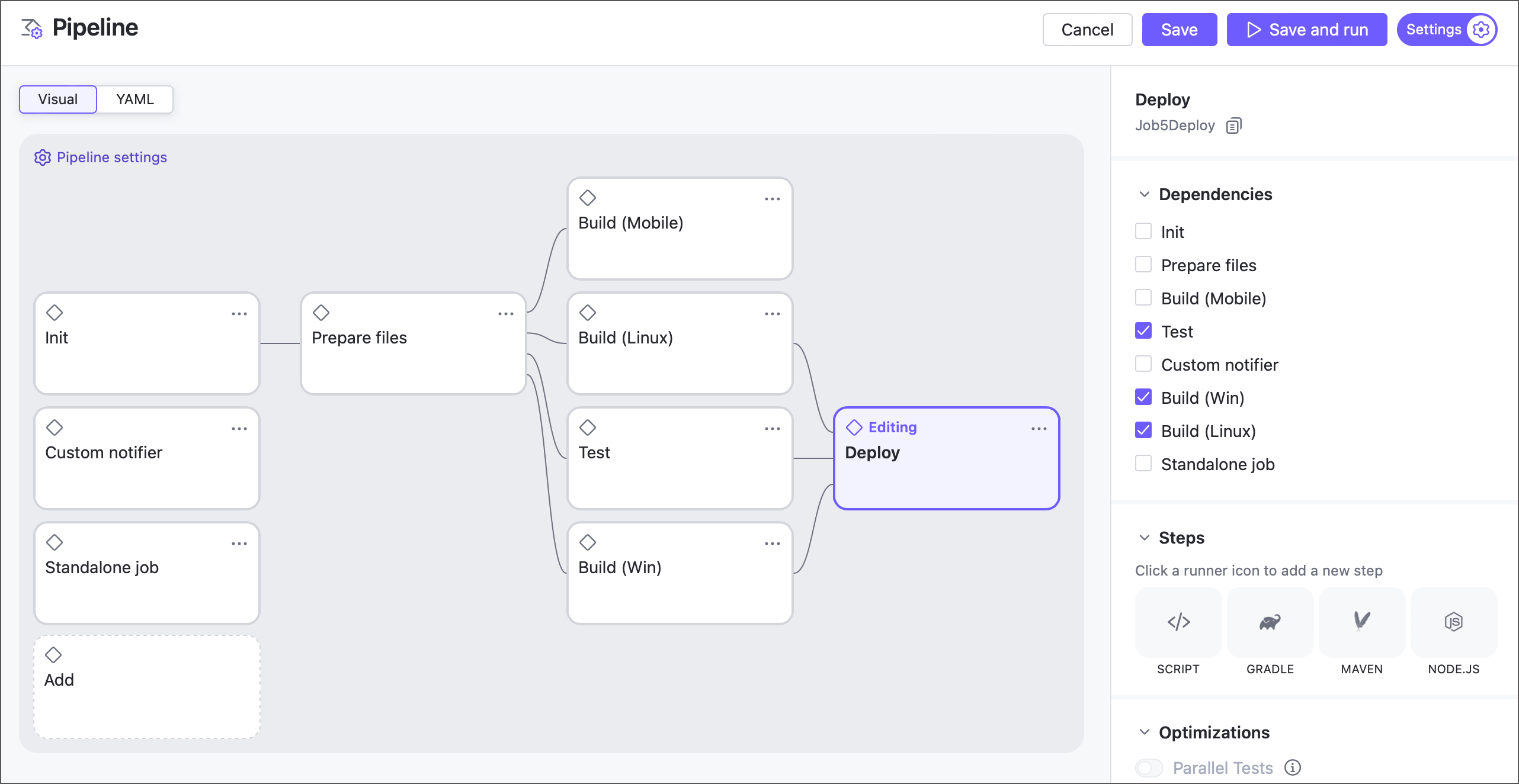 Pipeline example