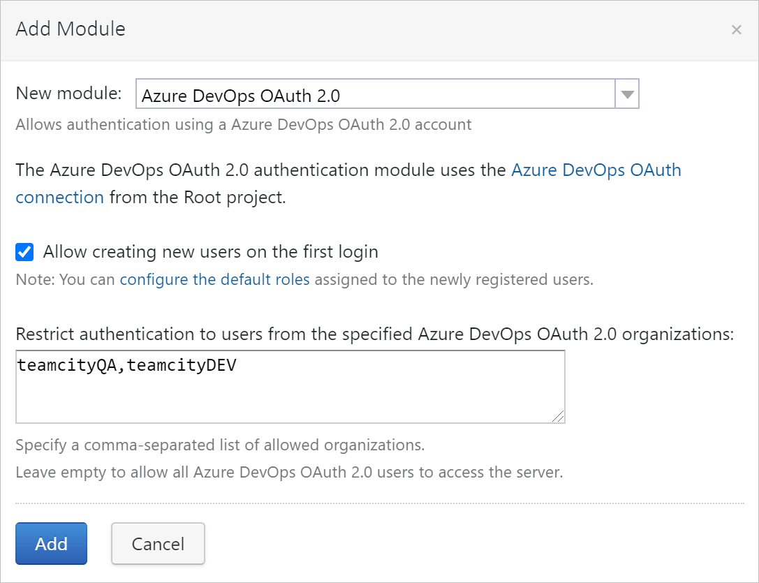 Configuring authentication in Azure Configuring authentication in Azure