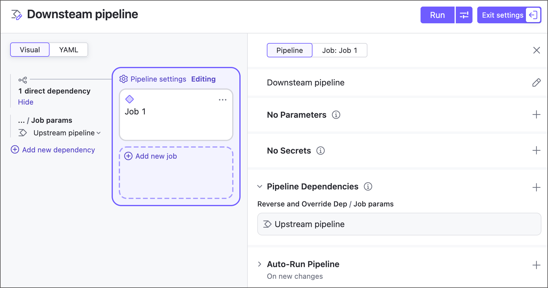 Pipeline dependency Pipeline dependency