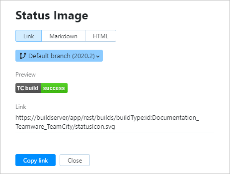 Build status widget Build status widget