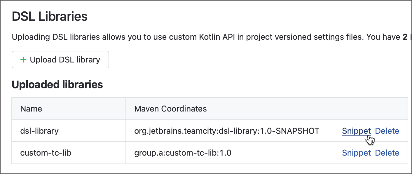 Copy dependency statement Copy dependency statement