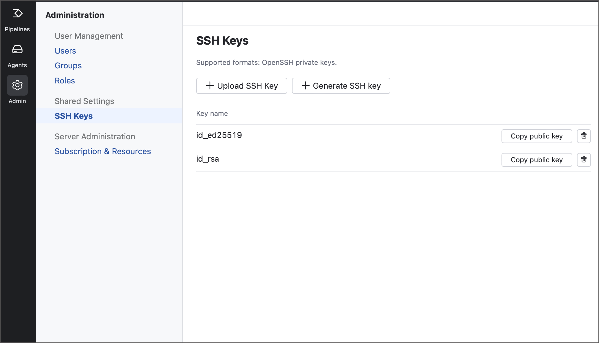 SSH Key management SSH Key management