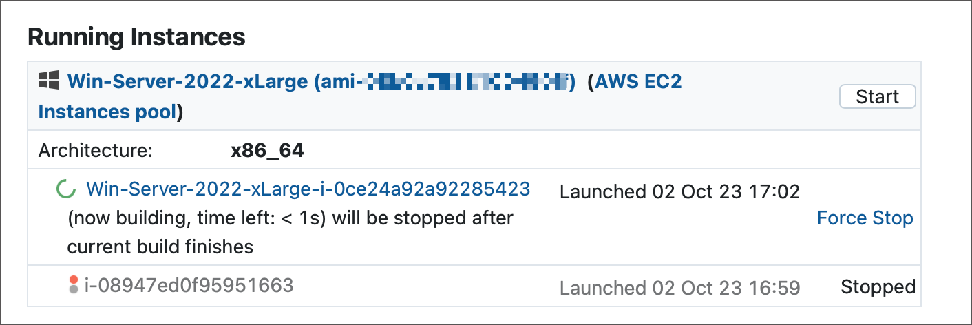 Stop cloud agent after build Stop cloud agent after build