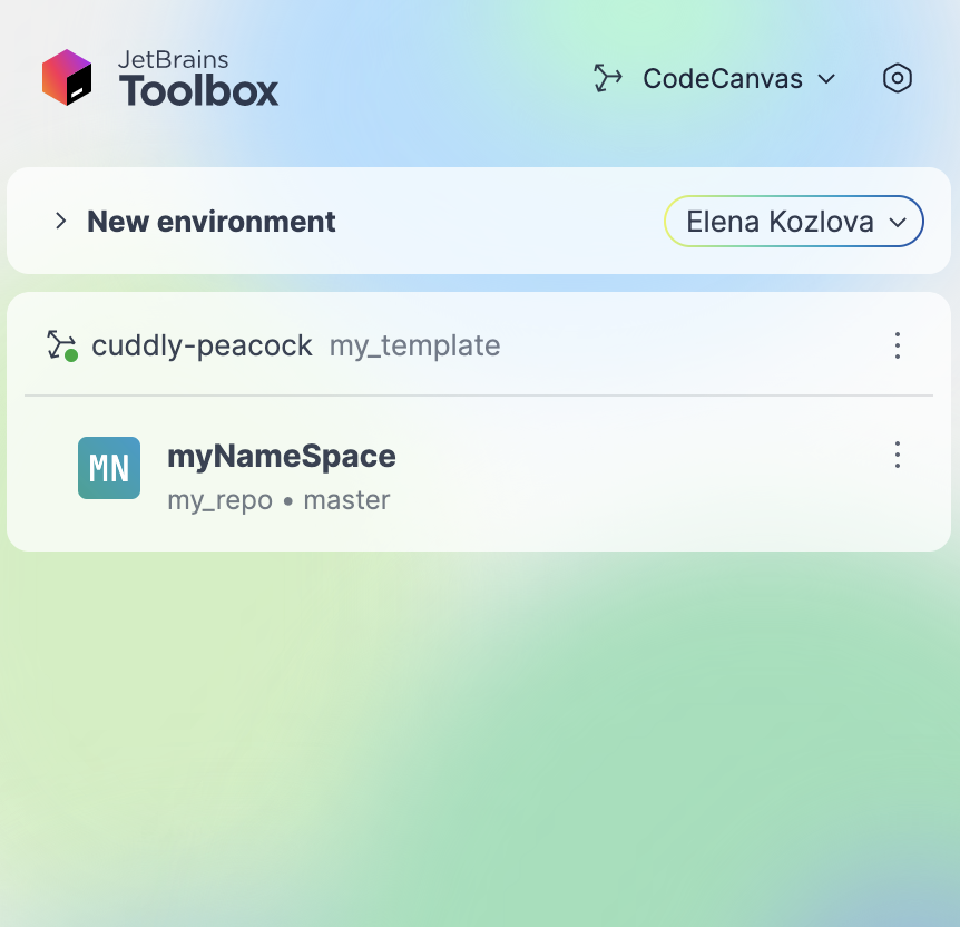 Created dev environment