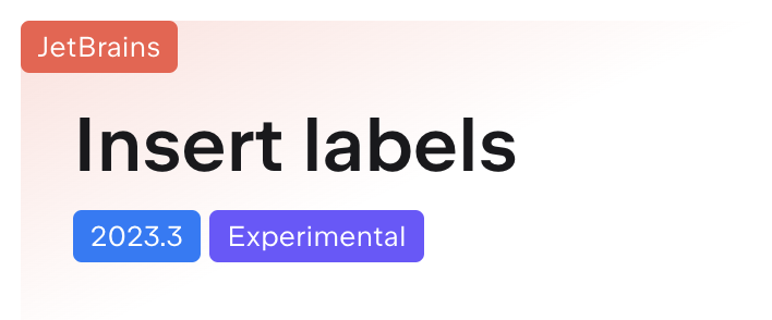 Topic and chapter labels Topic and chapter labels