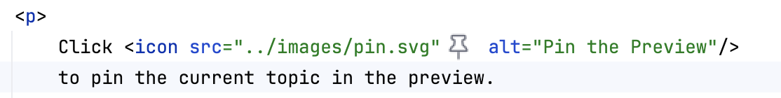 Inlay hint with icon