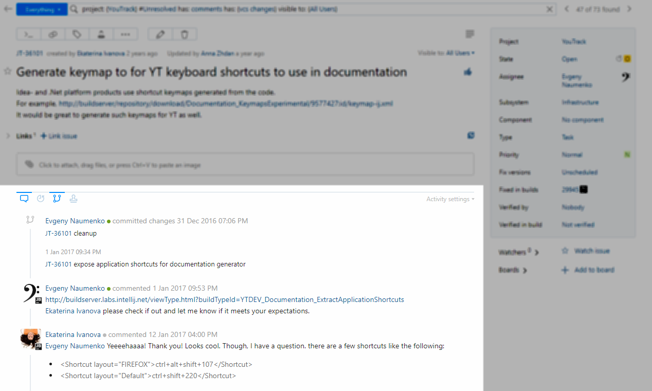 Activity stream Activity stream