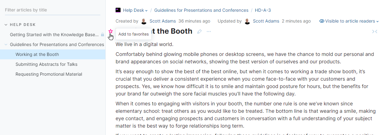 Add article to list of favorites. Add article to list of favorites.