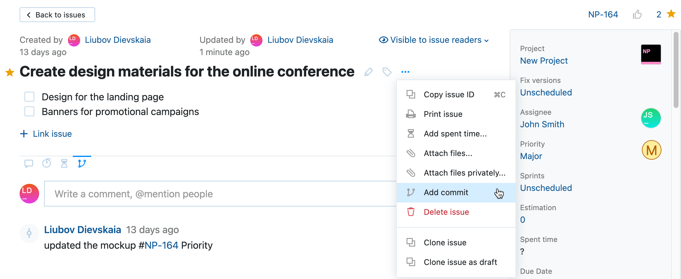 Add commit manually Add commit manually