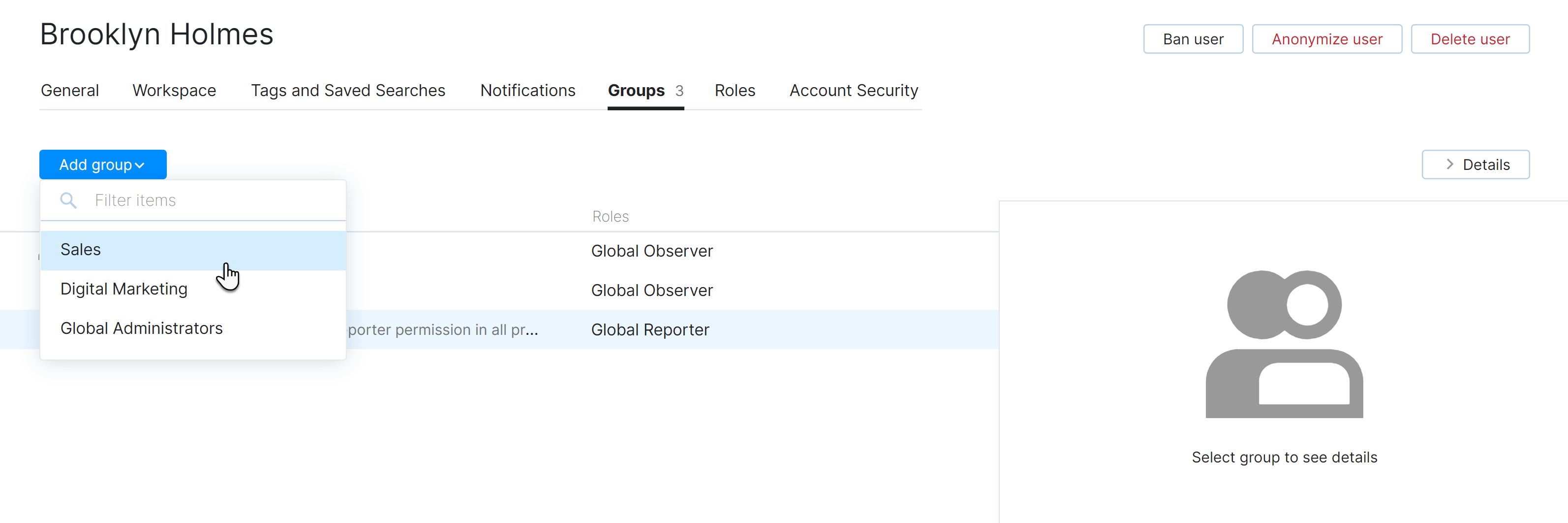 Add user to group Add user to group