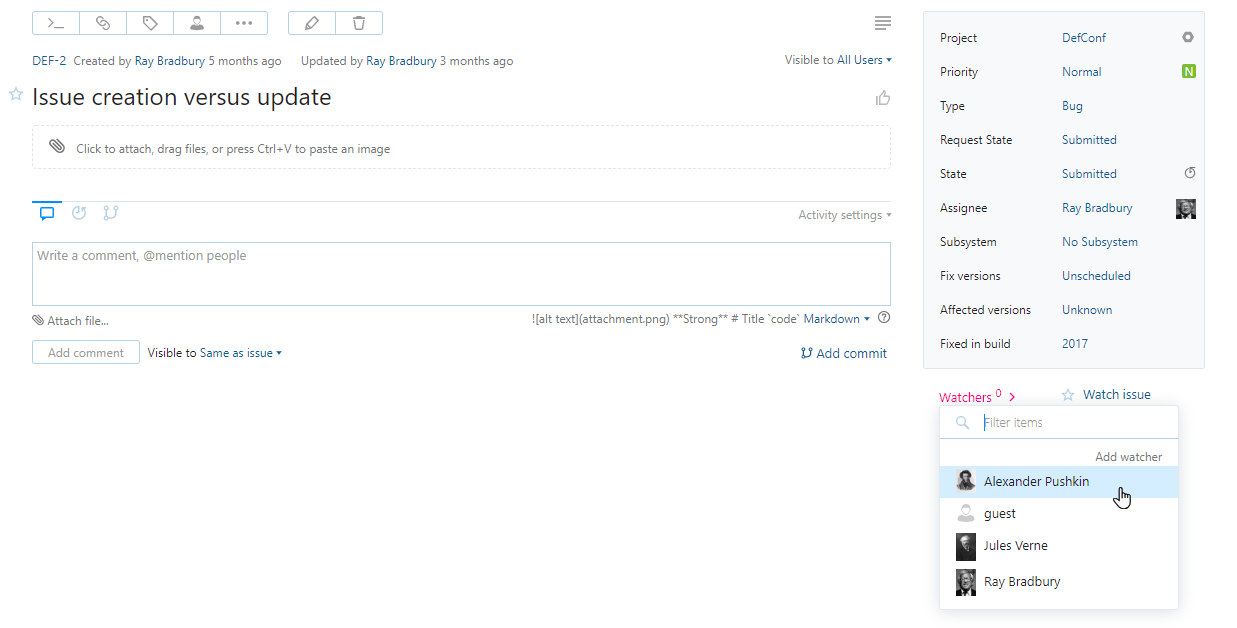 Add watcher Add watcher
