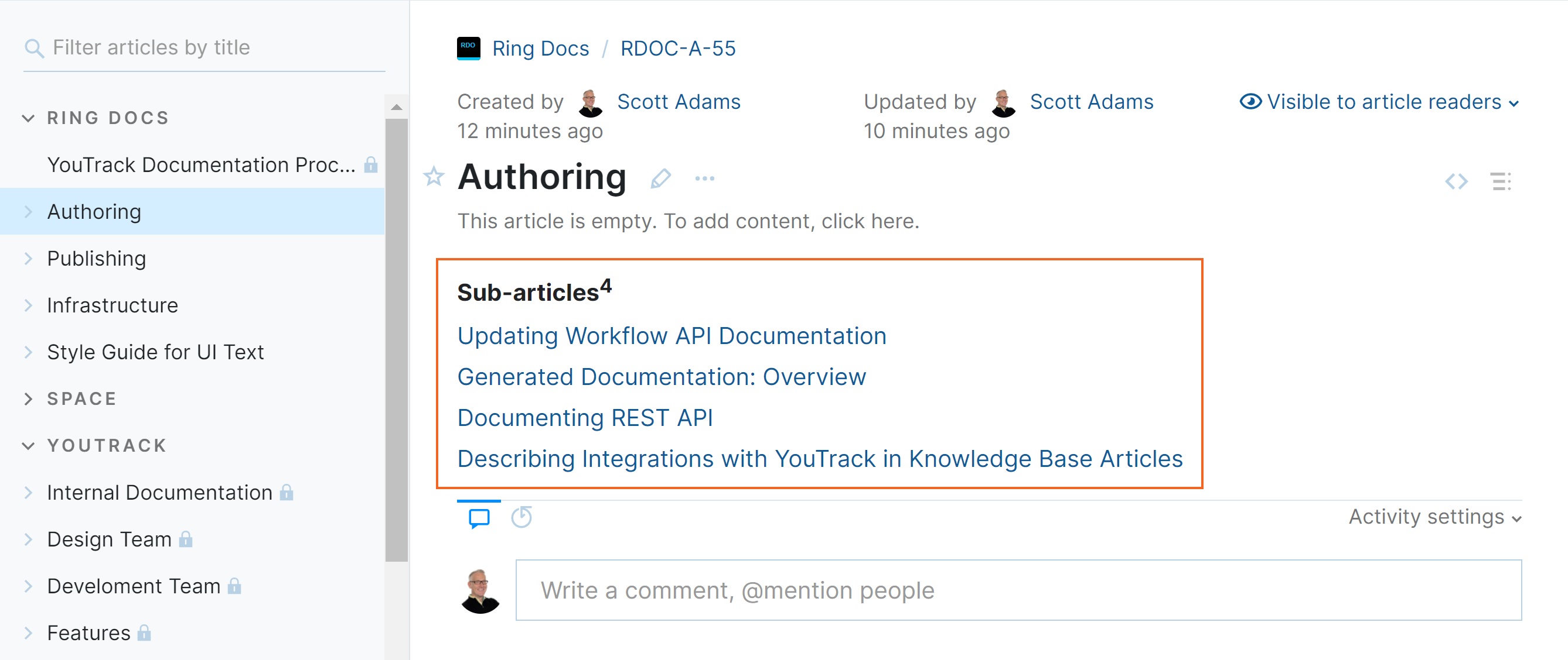 An article that only contains links to sub-articles. An article that only contains links to sub-articles.