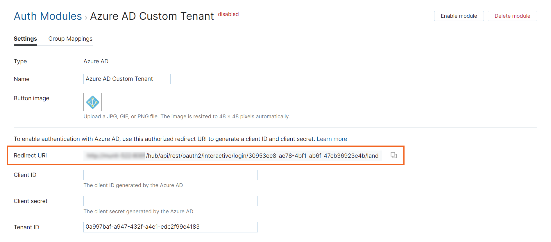 Azure auth custom tenant redirect uri Azure auth custom tenant redirect uri