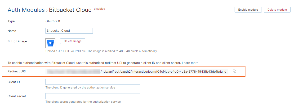 Bitbucket auth redirect uri Bitbucket auth redirect uri