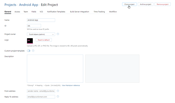 clone project clone project
