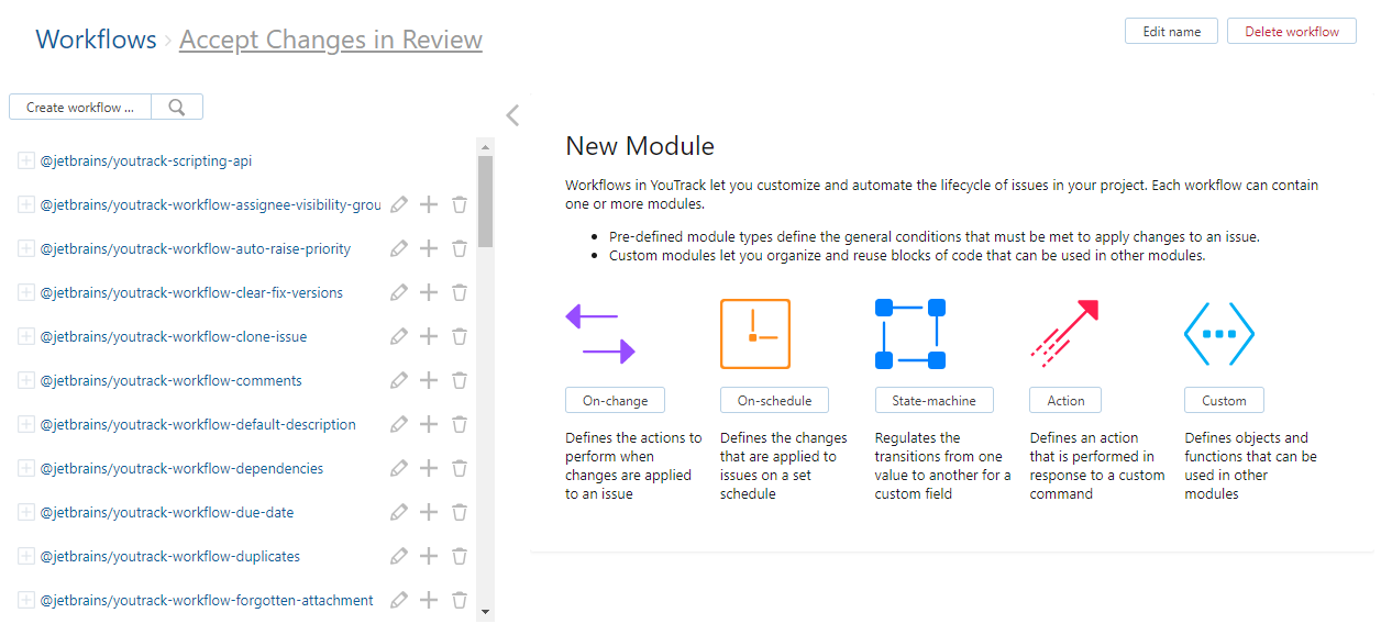 Create workflow new module Create workflow new module